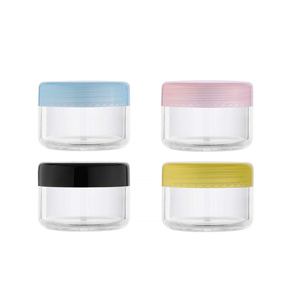 ODM 10ml ขวดครีมเครื่องสำอางขวดพลาสติกเปล่าพร้อมฝา PP
