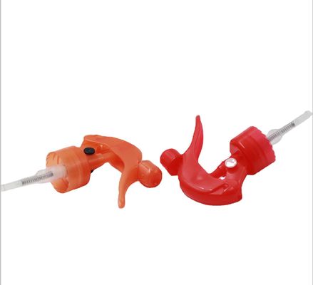 น้ำยาฆ่าเชื้อ 24MM 28MM Foaming Trigger Spray Head Red Orange