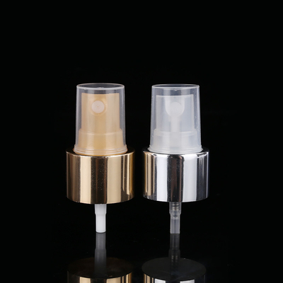 เครื่องพ่นละอองฝอยละอองสีทองและสีเงิน 24/410 สำหรับขวดน้ำ
