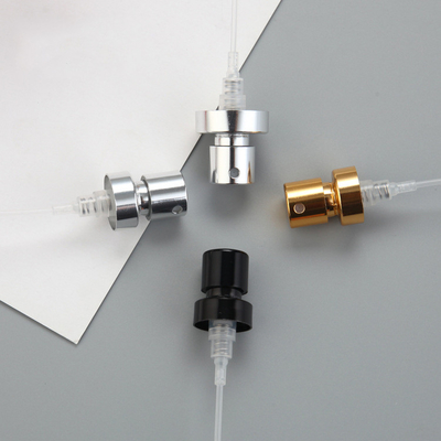 18mm 20mm Atomiser Spray Aluminium Crimp Pump โกลด์ซิลเวอร์แบล็ค
