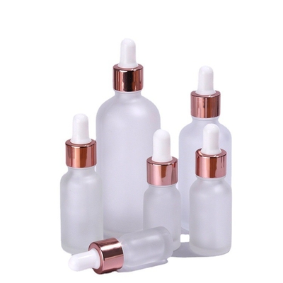 ขวดหยดตา Frosted Rose Gold 3ml 5ml 10ml 15ml