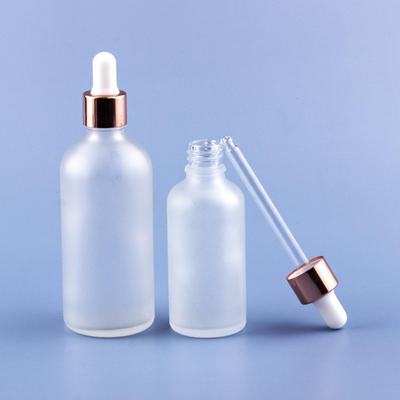 ขวดหยดตา Frosted Rose Gold 3ml 5ml 10ml 15ml