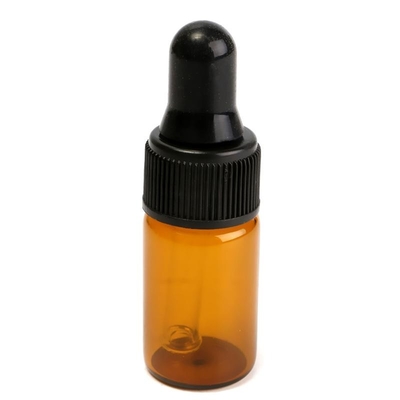 ขวดน้ำมันหอมระเหย 5ml ขวดหยดแก้วสีน้ำตาลขนาดเล็ก