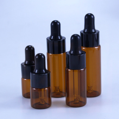 เครื่องสำอาง 10ml 15ml 20ml ขวดหยดแก้วสีน้ำตาลสำหรับน้ำมันหอมระเหย