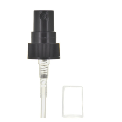 24 มม. 18 มม. ปั๊มฉีดน้ำพลาสติกสีดำ Atomiser พร้อมหลอด ODM