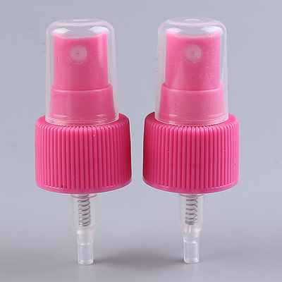ปั๊มพ่นหมอกยางสีชมพู 24 มม. ฝาสเปรย์ Atomiser พร้อม Tube