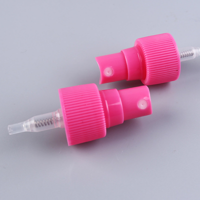 ปั๊มพ่นหมอกยางสีชมพู 24 มม. ฝาสเปรย์ Atomiser พร้อม Tube