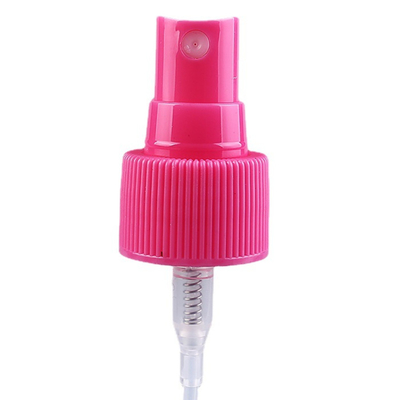 ปั๊มพ่นหมอกยางสีชมพู 24 มม. ฝาสเปรย์ Atomiser พร้อม Tube