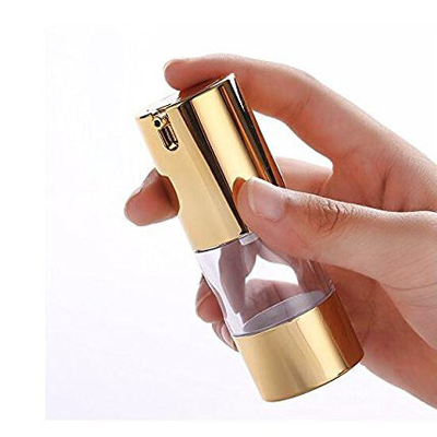 พลาสติก AS 50ml 30ml 15ml ขวดปั๊มสุญญากาศสำหรับเครื่องสำอาง