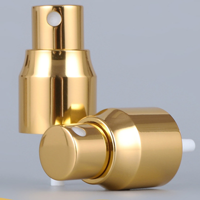 ฝาอลูมิเนียมสีทองขนาดเล็ก 20/410 Fine Mist Sprayer พร้อม Tube
