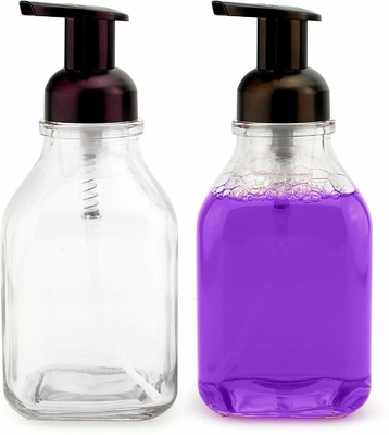 ขวดปั๊มโลชั่น LinDeer Black PET 500ml ใส