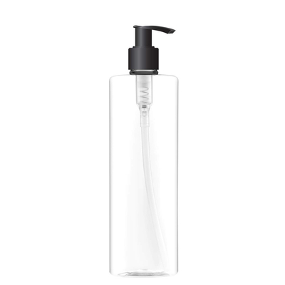 คอนเทนเนอร์โลชั่นเติมขวด PET สีน้ำตาลสีน้ำเงินพร้อมปั๊มสำหรับของเหลว