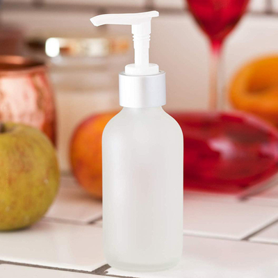 LinDeer White 100ml ขวดโลชั่นปั๊มแก้วฝ้า ODM