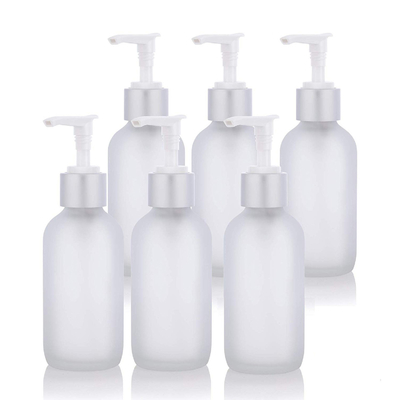 LinDeer White 100ml ขวดโลชั่นปั๊มแก้วฝ้า ODM