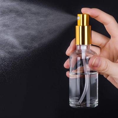 ขวดสเปรย์หมอกละเอียดอลูมิเนียมอโนไดซ์ 50ml เครื่องจ่ายแก้วปั๊ม